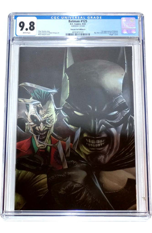 Batman #125 CGC 9.8 Mico Suayan Joker Foil Virgin Variant 1st Failsafe