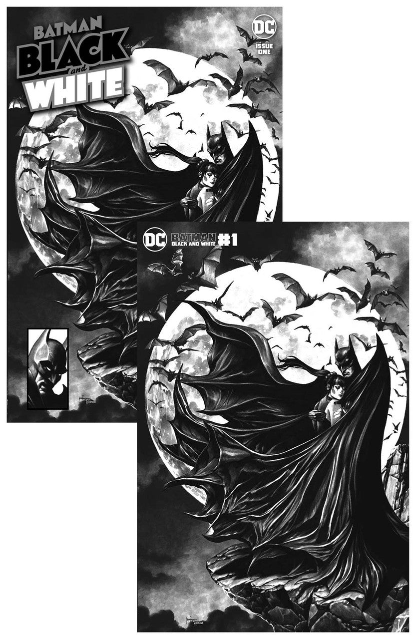 Batman Black and White #1 Mico Suayan Variant SET