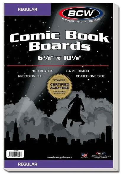 BCW Regular Comic Backing Boards