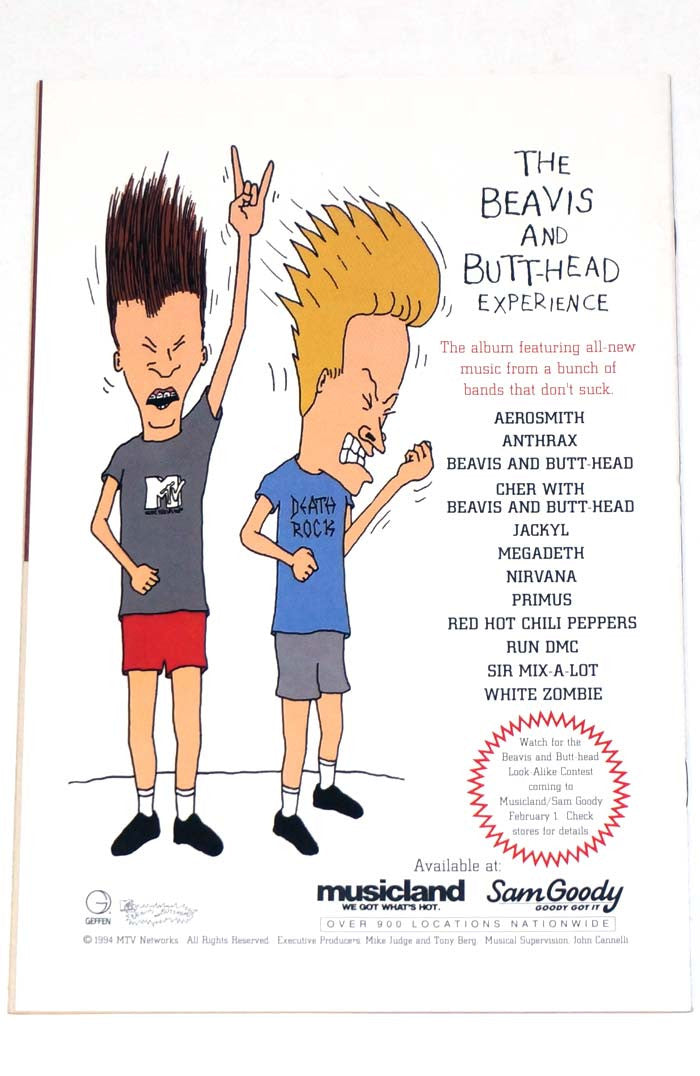 Beavis and Butt-Head #1 signed Rich Parker