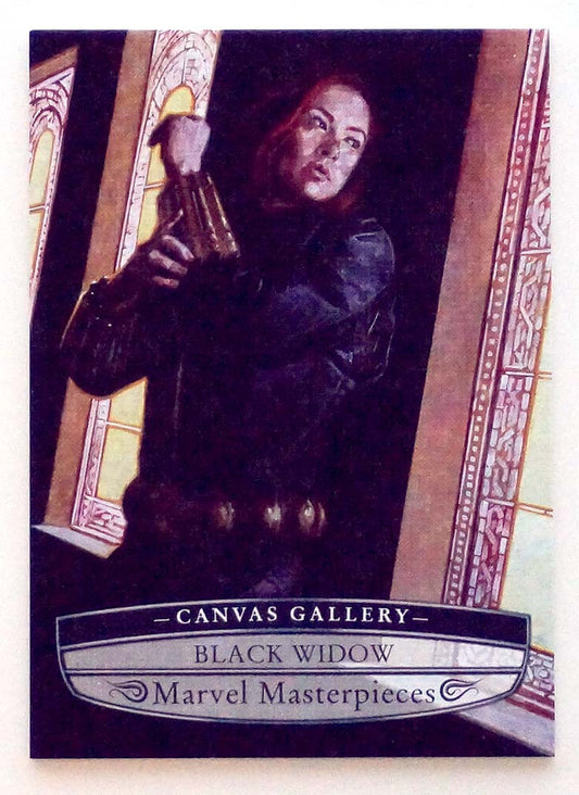 2020 Marvel Masterpieces Black Widow Canvas Gallery #99