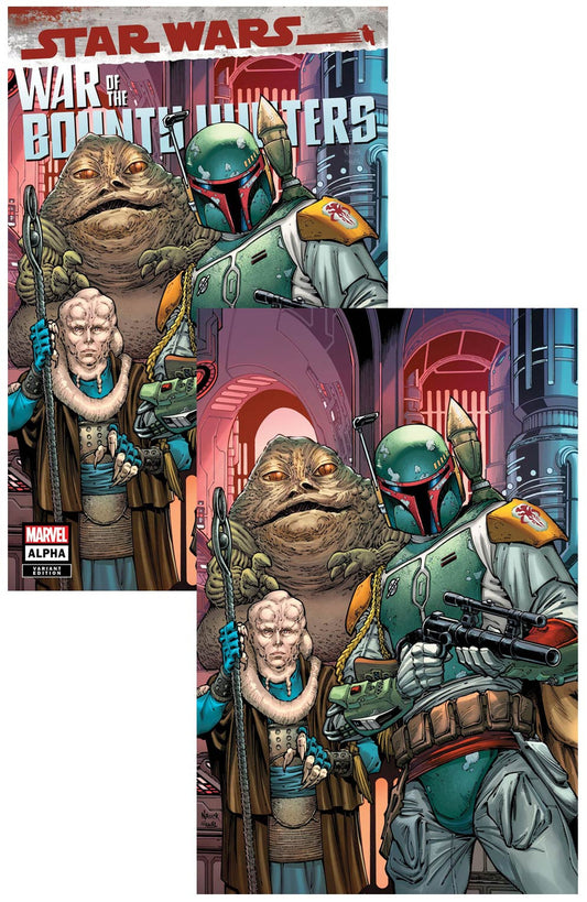 Star Wars War of the Bounty Hunters Alpha #1 Todd Nauck Variant SET