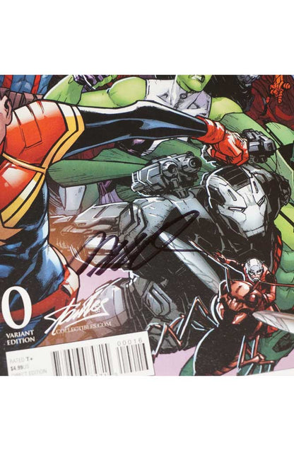 Civil War II #0 & #1 Ramos Connecting Cover Variant Signed by Ramos