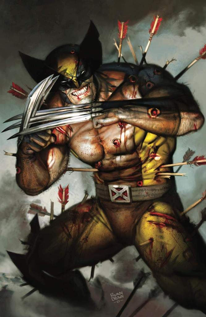 X Deaths of Wolverine #1 Ryan Brown Virgin Variant