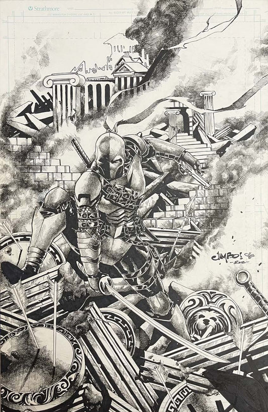 Deathstroke Original Art by Jimbo Salgado