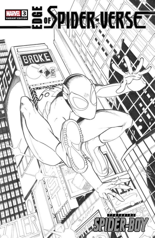 Edge of Spider-Verse #3 Mark Bagley 2nd Print Sketch Variant