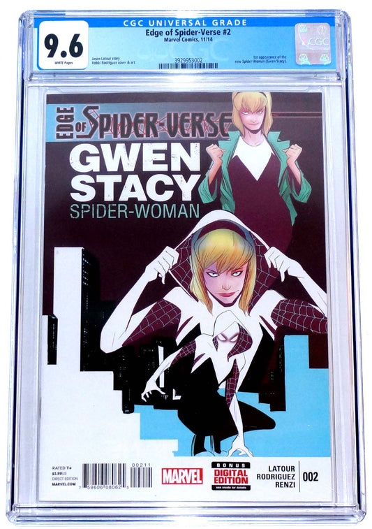 Edge of Spider-Verse #2 CGC 9.6 1st Spider-Gwen