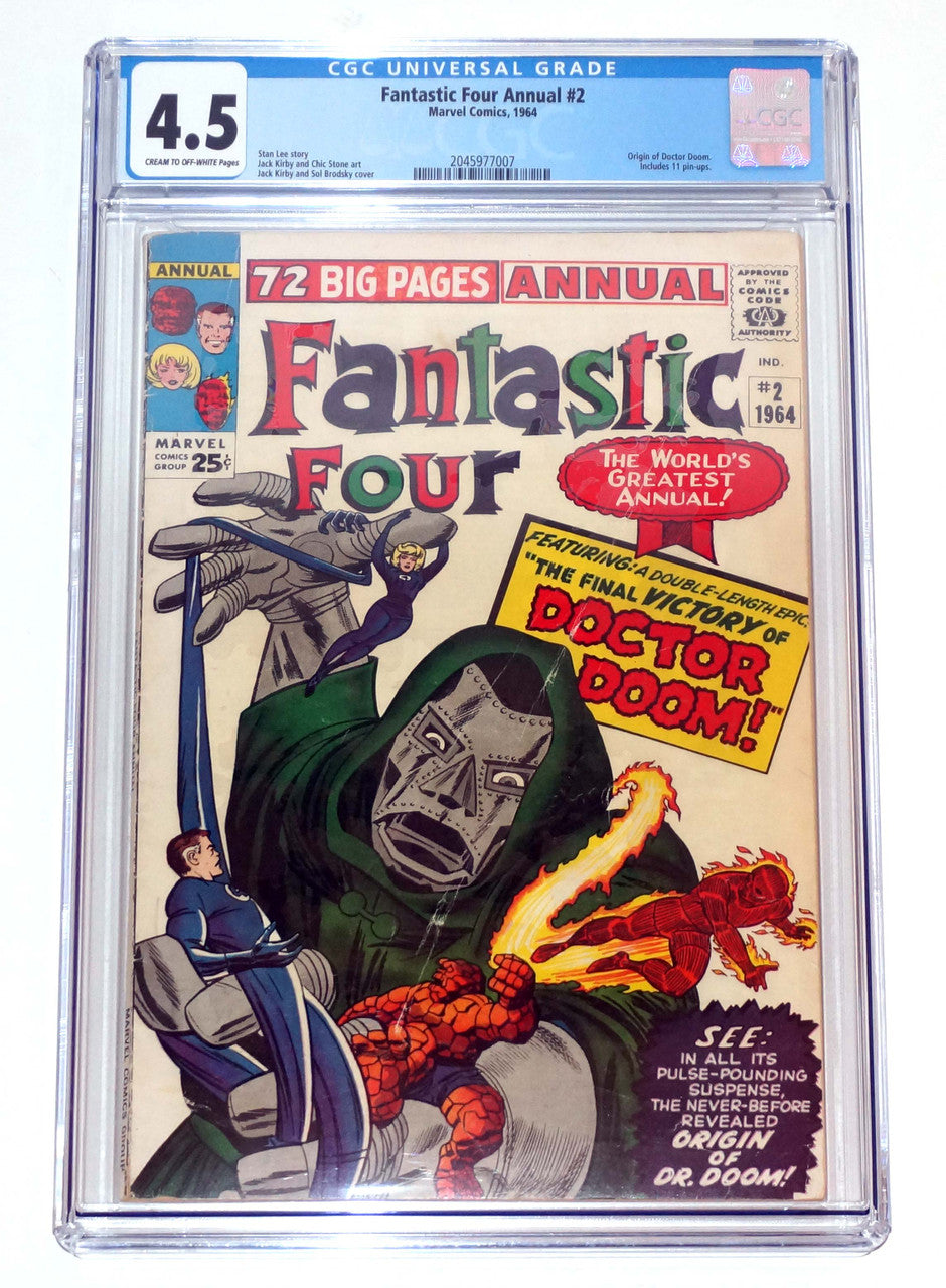 Fantastic Four Annual #2 CGC 4.5