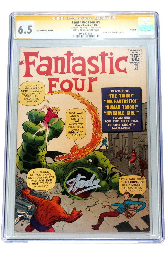 Fantastic Four #1 GRR CGC 6.5 signed Stan Lee