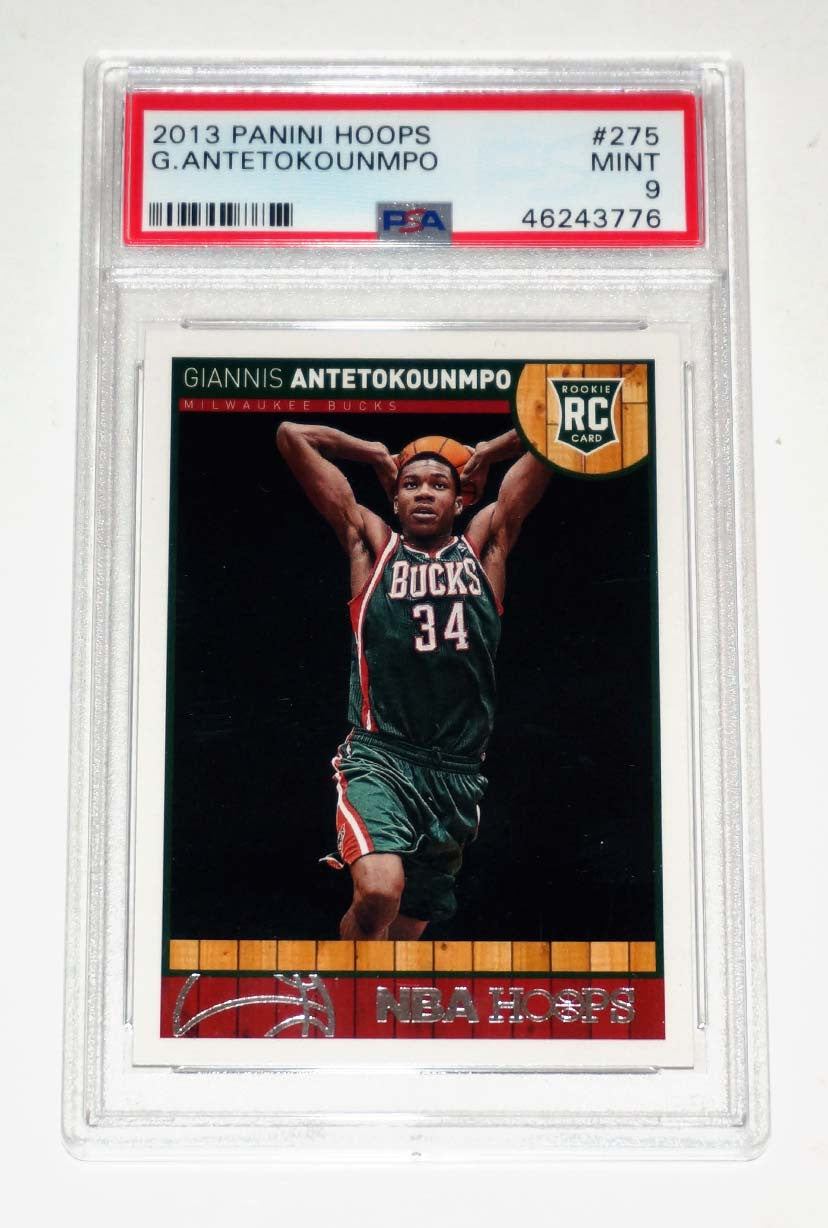2013 Panini Hoops Giannis Antetokounmpo Rookie Card PSA 9