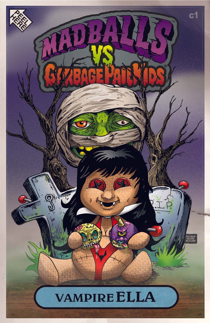 Madballs vs Garbage Pail Kids #1 Ken Salinas Variant with Sticker COA