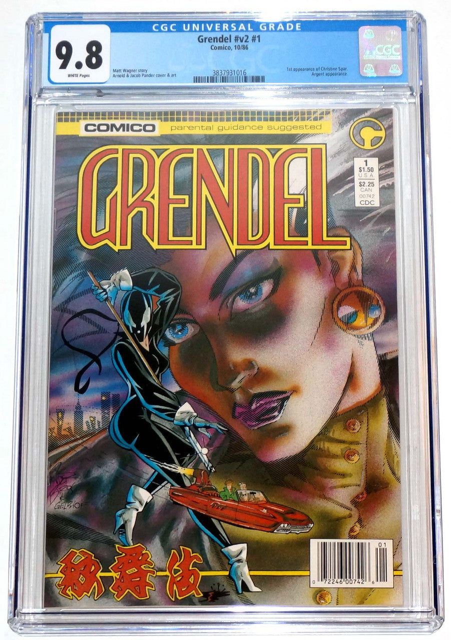 Grendel #1 CGC 9.8 Newsstand 1st Christine Spar