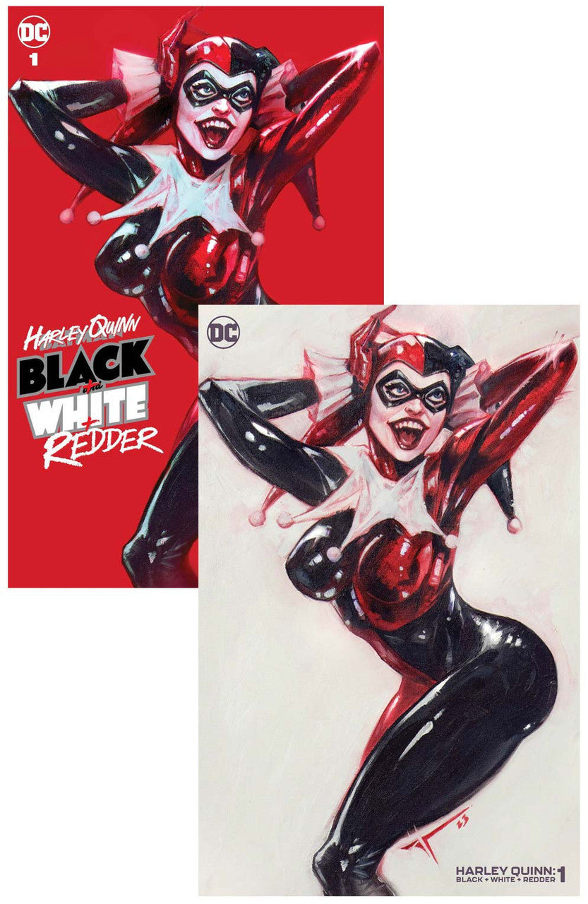 Harley Quinn: Black & White & Redder #1 Ivan Tao Variant SET
