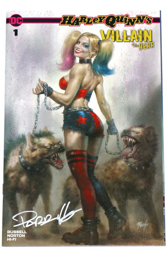 Harley Quinn Villain of the Year #1 Lucio Parrillo Variant Signed