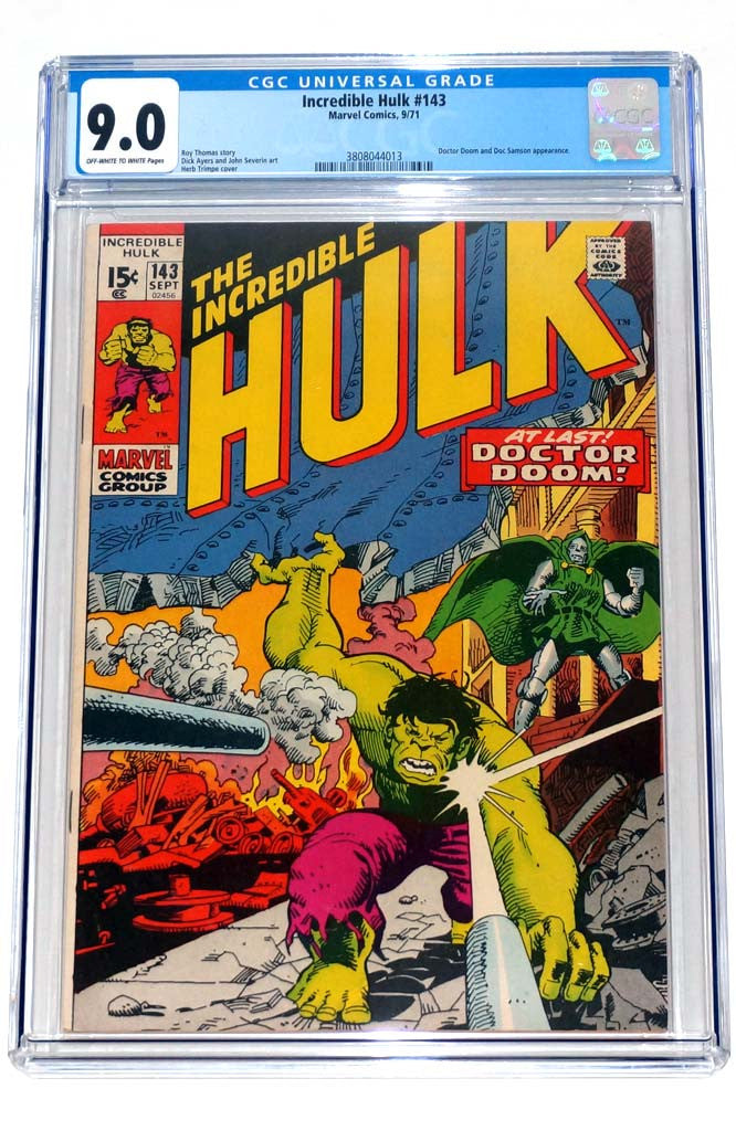 Incredible Hulk #143 CGC 9.0