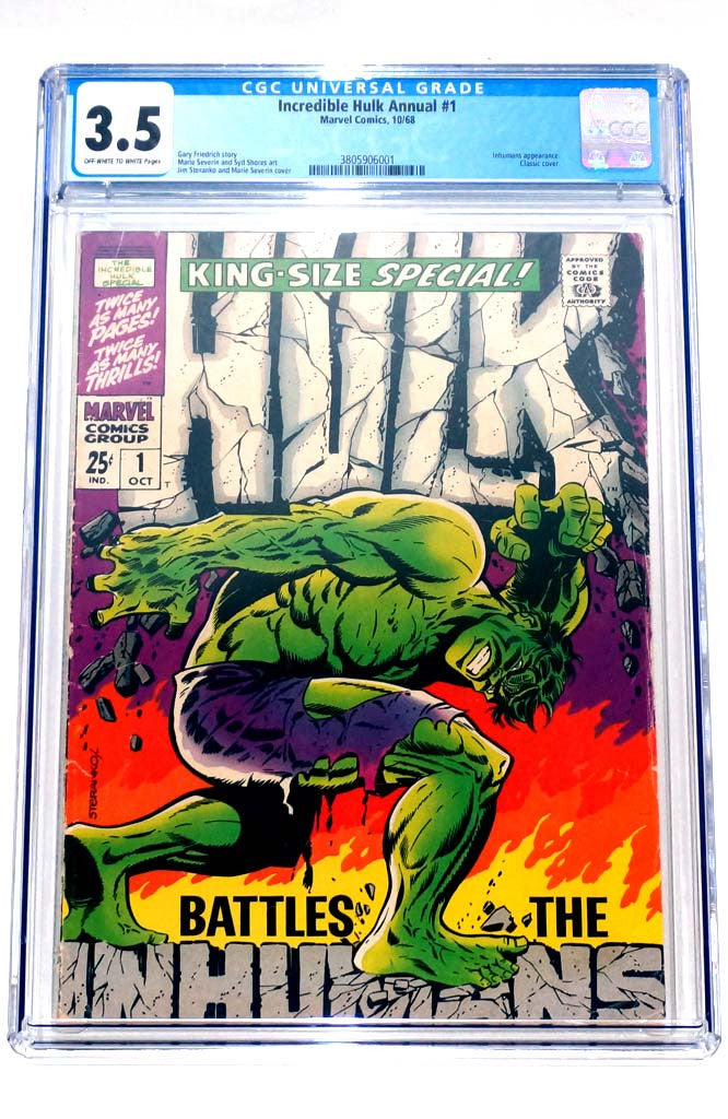 Incredible Hulk King-Size Annual #1 CGC 3.5