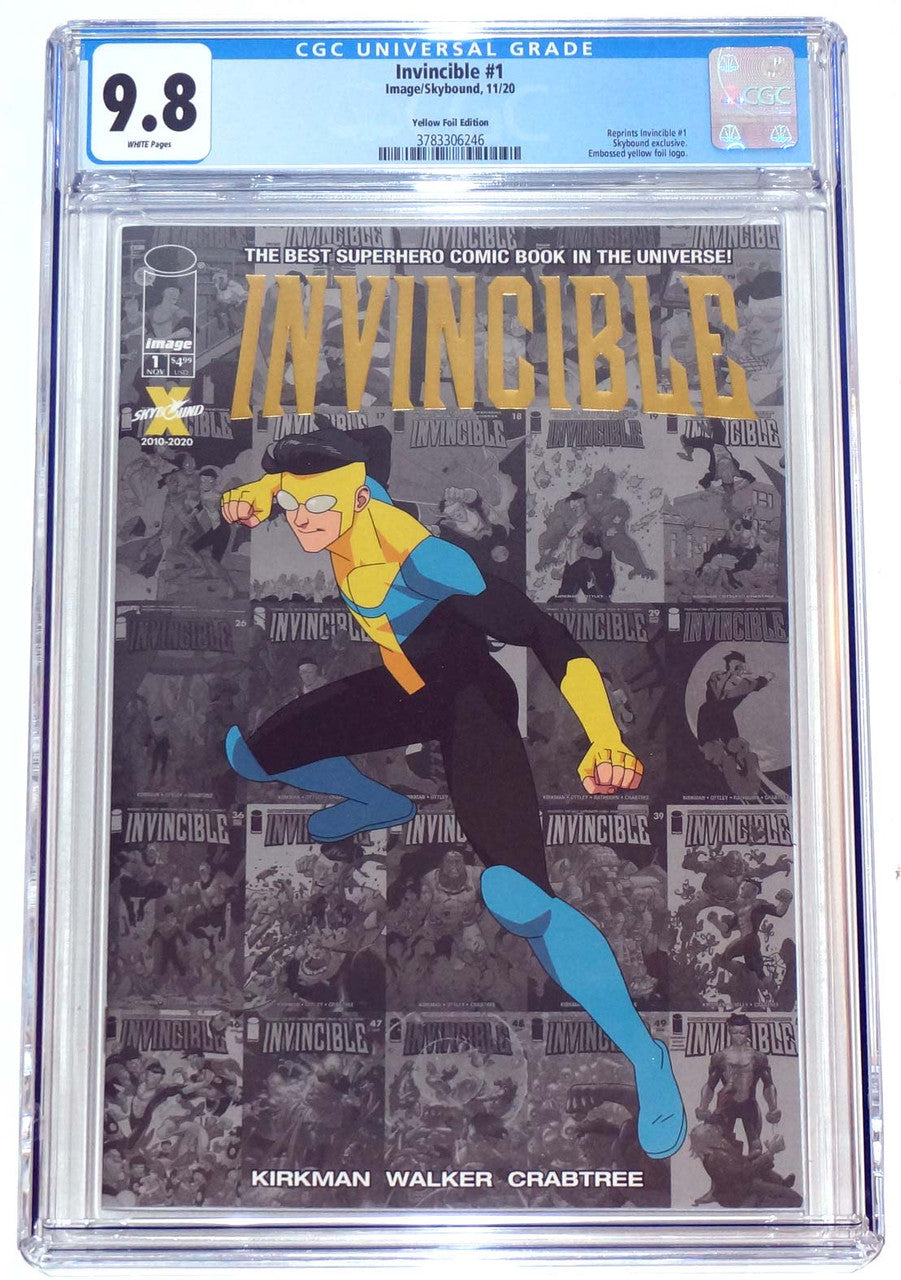 Invincible #1 CGC 9.8 Yellow Foil Variant