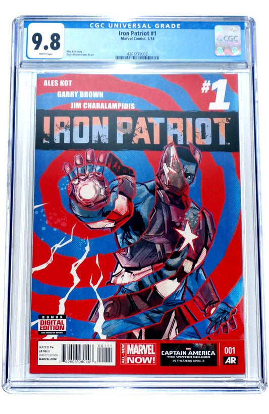Iron Patriot #1 CGC 9.8 1st Lila Rhodes