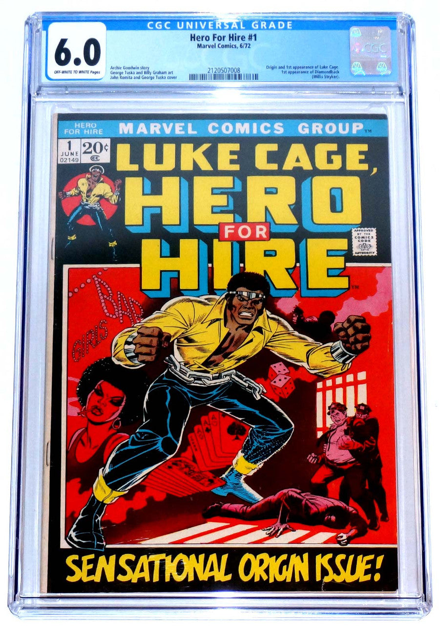 Luke Cage Hero For Hire #1 CGC 6.0 1st Luke Cage