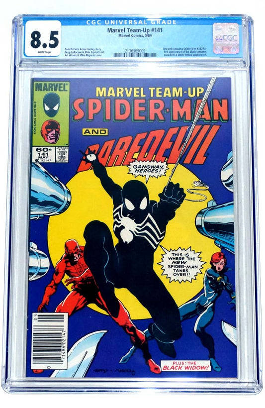 Marvel Team-Up #141 CGC 8.5 Newsstand 1st Black Costume