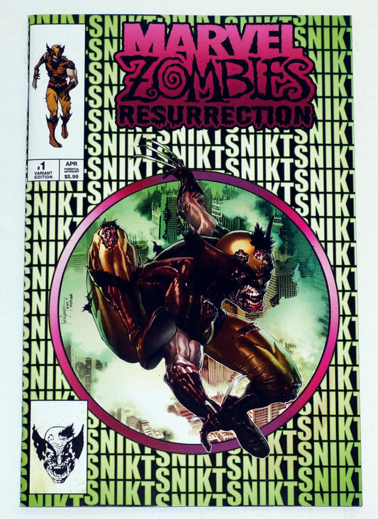 Marvel Zombies Resurrection #1 Mico Suayan Green Variant