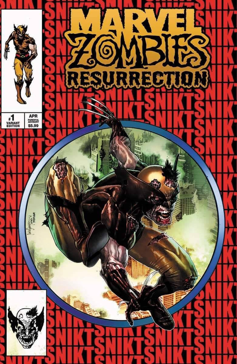 Marvel Zombies Resurrection #1 Mico Suayan Virgin Variant Set