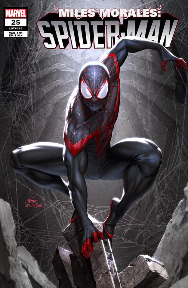 Miles Morales Spider-Man #25 Inhyuk Lee Virgin Variant SET