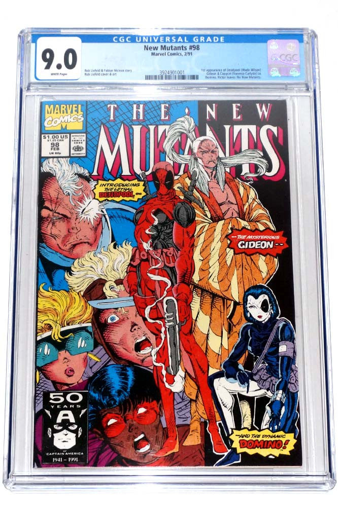 New Mutants #98 CGC 9.0 1st Deadpool