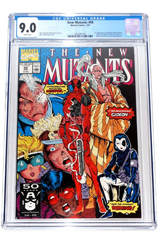 New Mutants #98 CGC 9.0 1st Deadpool