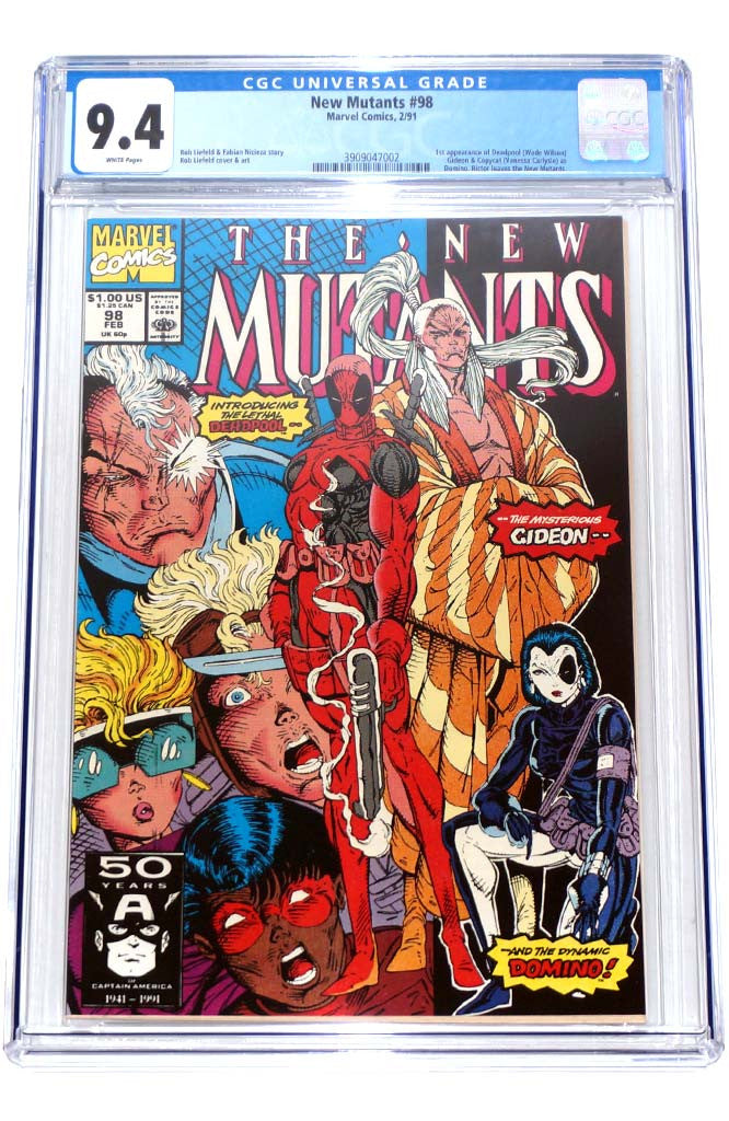 New Mutants #98 CGC 9.4 1st Deadpool