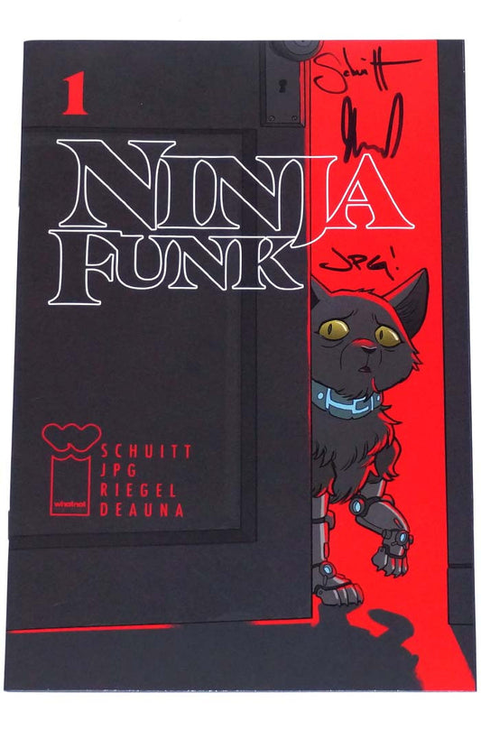 Ninja Funk #1 1:10 Retail Variant Triple Signed
