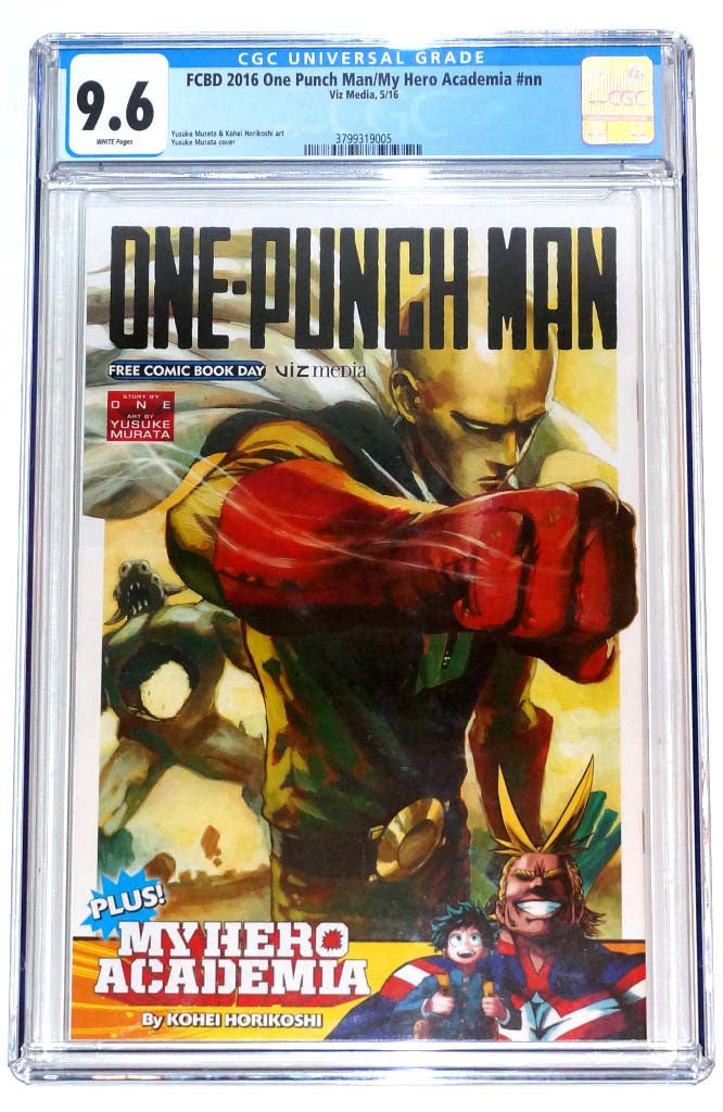 One-Punch Man My Hero Academia FCBD #1 CGC 9.6