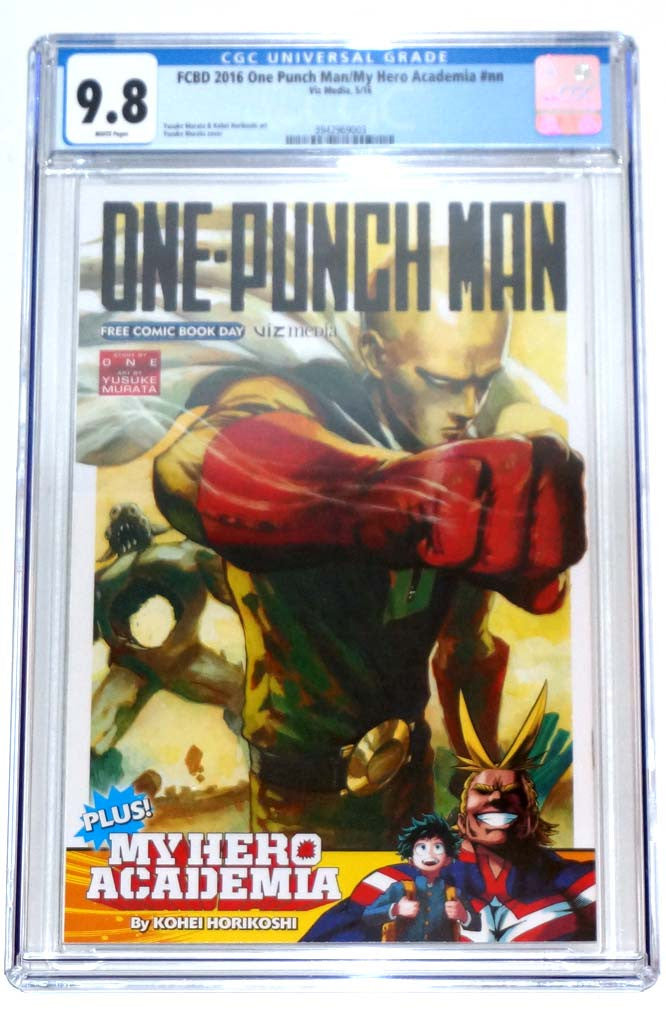One-Punch Man My Hero Academia FCBD #1 CGC 9.8 – Comic Book Quest