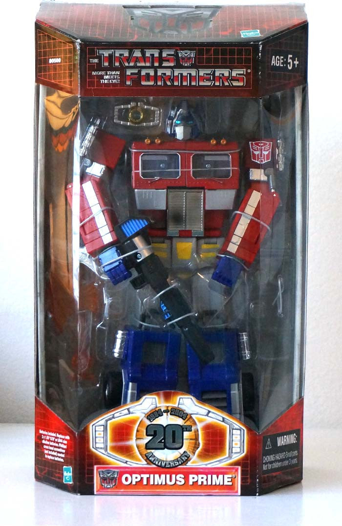Transformers 20th Anniversary 12" Optimus Prime Figure  NIB