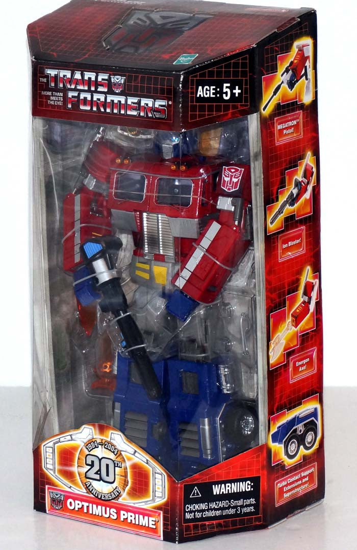 Transformers 20th Anniversary 12" Optimus Prime Figure  NIB