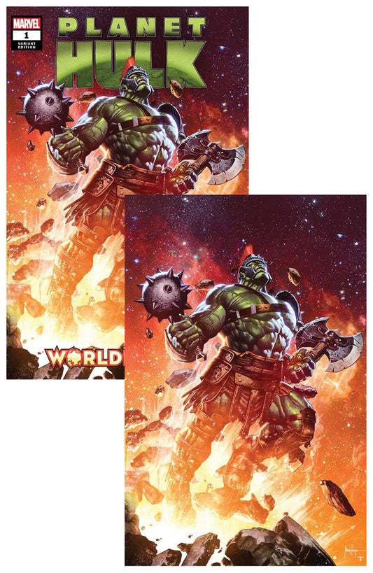 Planet Hulk Worldbreaker #1 Mico Suayan Variant SET