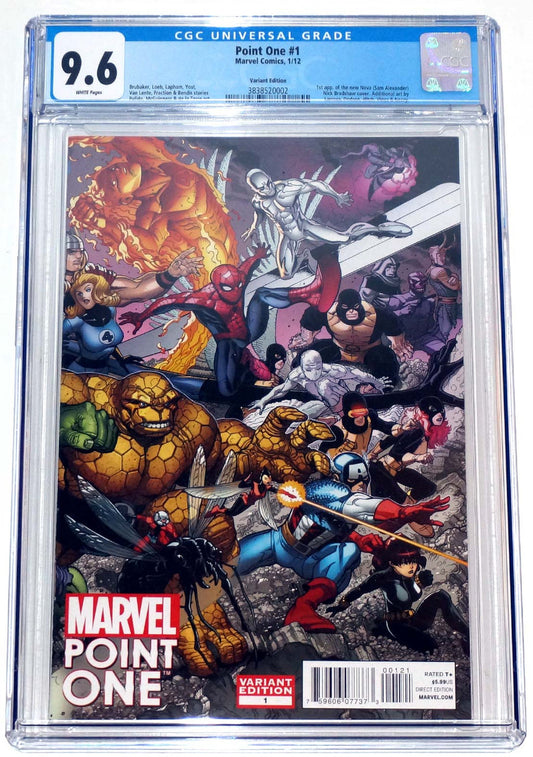 Marvel Point One #1 CGC 9.6 Bradshaw Variant 1st New Nova