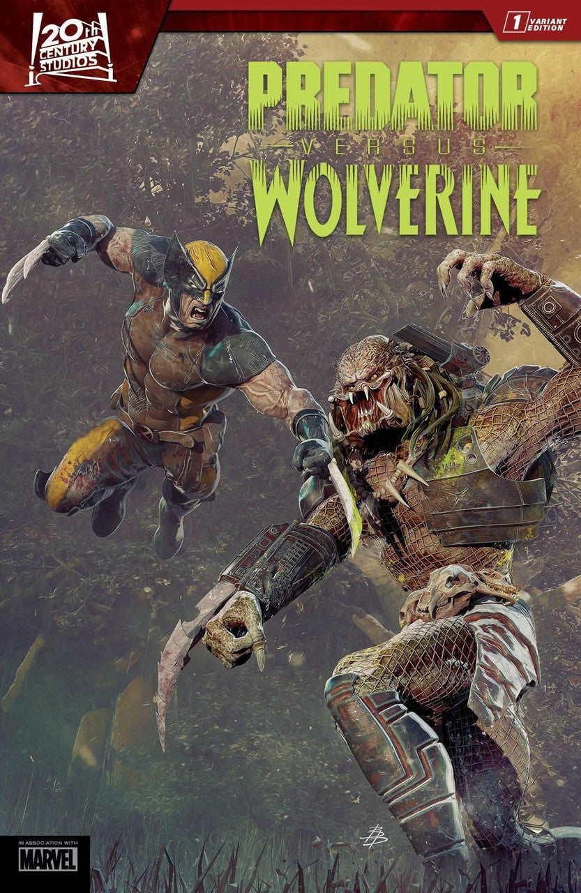 Predator vs Wolverine #1 Bjorn Barends Variant