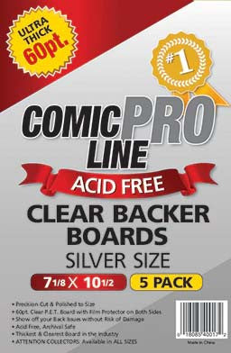 Comic Pro Line Silver Age Clear 60pt Backing Board