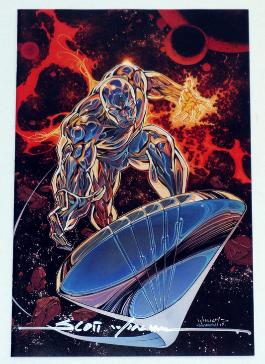 Silver Surfer Black #1 Scott Williams Virgin Variant Signed