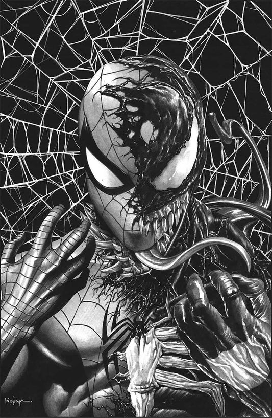 Spider-Man Spiders Shadow #1 Mico Suayan B&W Virgin Variant