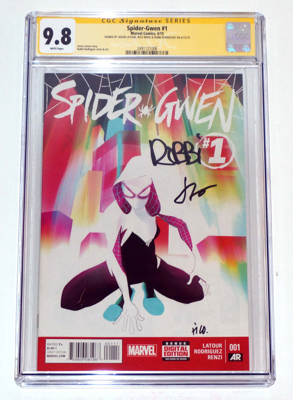 Spider-Gwen #1 CGC 9.8 Signed