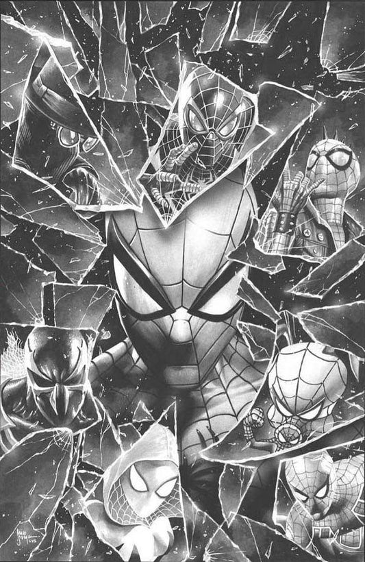 Spider-Man #1 Mico Suayan B&W Virgin Variant