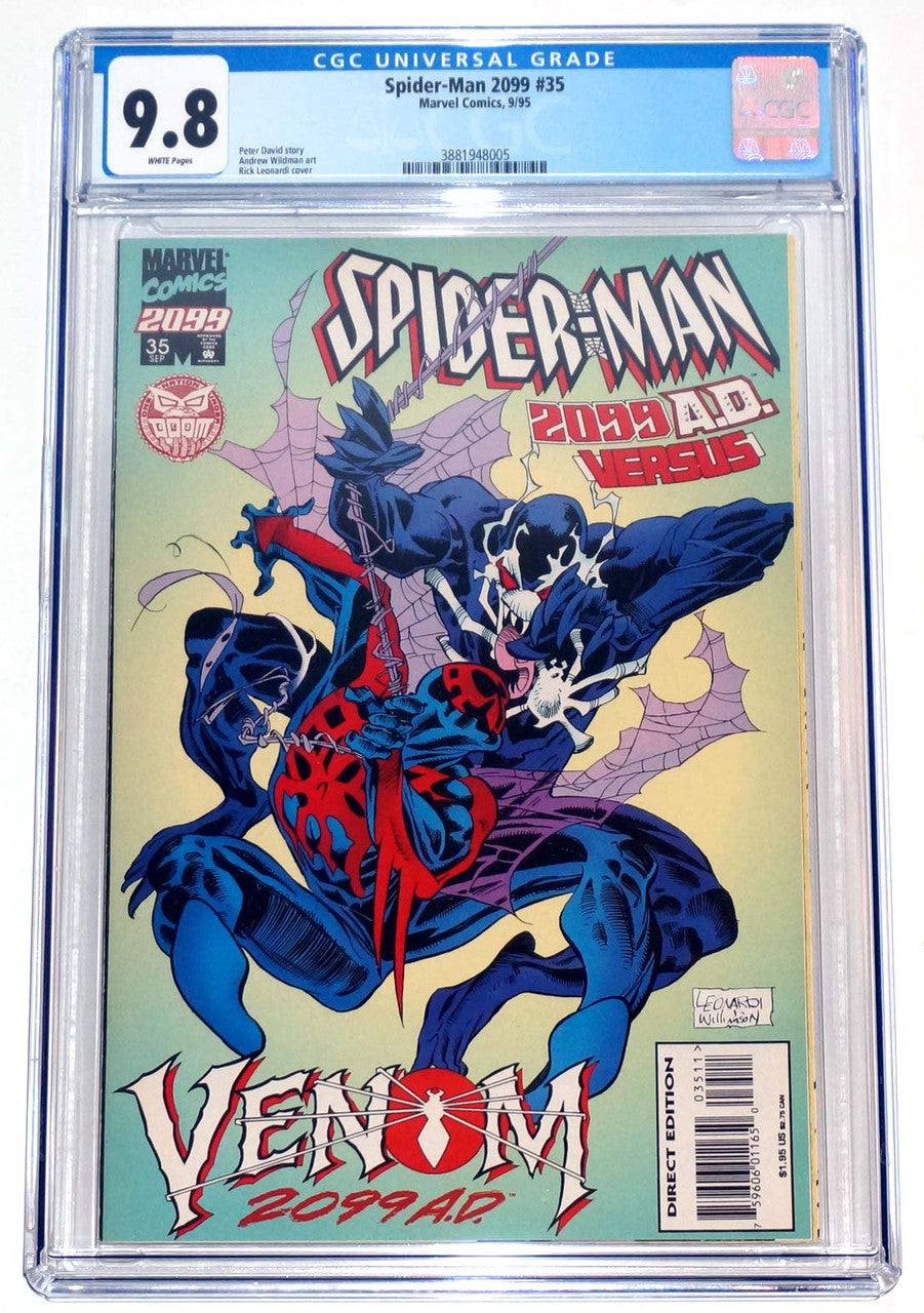 Spider-Man 2099 #35 CGC 9.8 Rick Leonardi Variant 1st Venom 2099