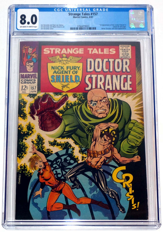 Strange Tales #157 CGC 8.0 1st Living Tribunal