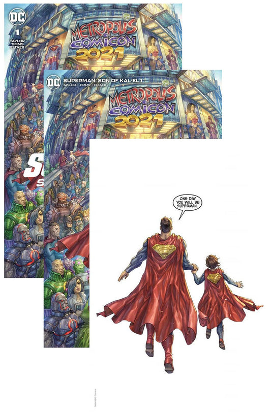 Superman Son of Kal-El #1 Alan Quah Virgin Variant SET