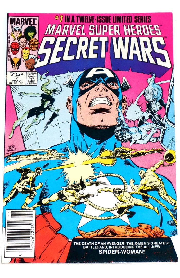 Secret Wars #7 Newstand 1st  Spider-Woman