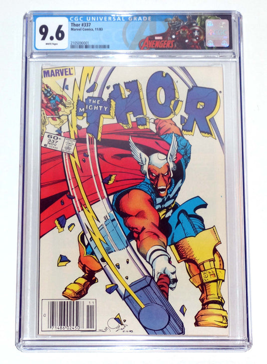 Thor #337 CGC 9.6 Newsstand Edition 1st Beta Ray Bill