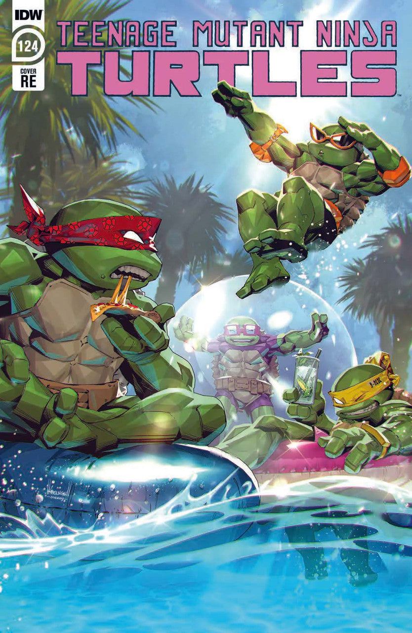 Teenage Mutant Ninja Turtles #124 Kael NGU Virgin Variant
