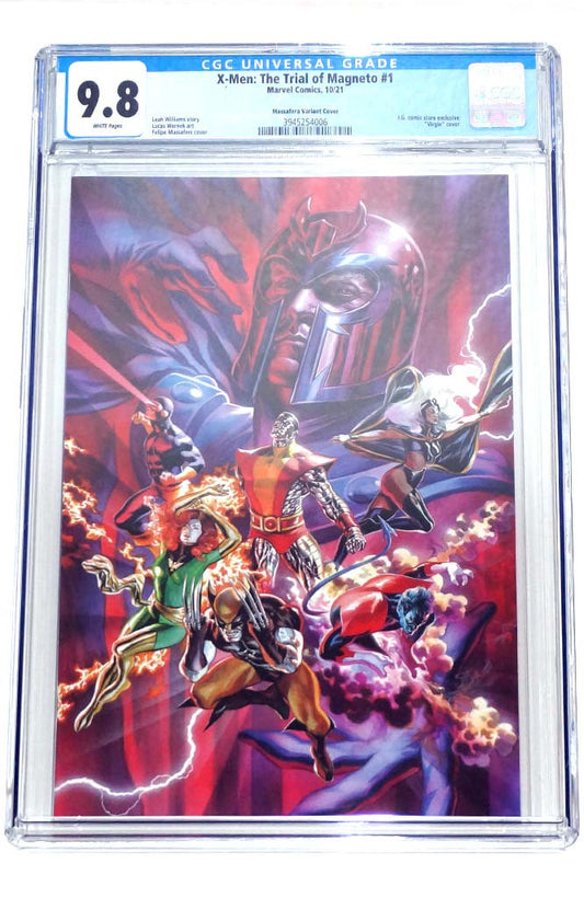 X-Men: Trial of Magneto #1 Felipe Massafera Virgin Variant CGC 9.8